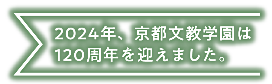 2024年、京都文教学園は120周年を迎えました。