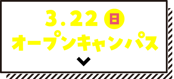 3.22(日)オープンキャンパス
