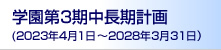 学園第3期中長期計画 (2023年4月1日～2028年3月31日）